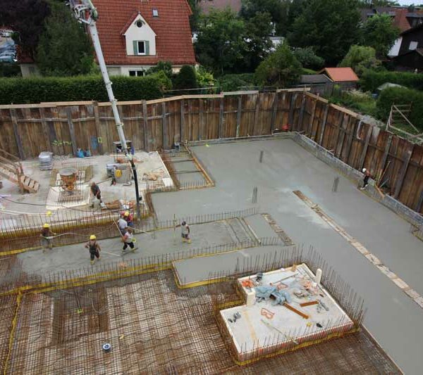Wir bauen für Sie Wohnanlagen mit Tiefgarage im Großraum München