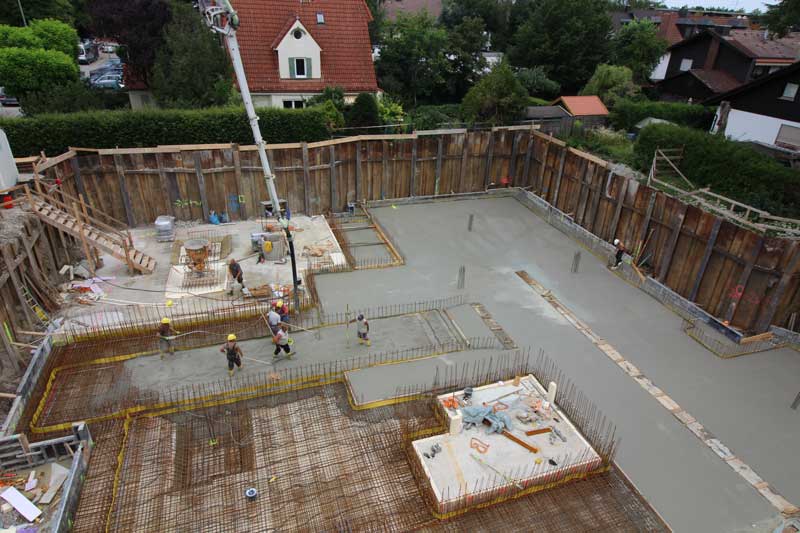 Wir bauen für Sie Wohnanlagen mit Tiefgarage im Großraum München