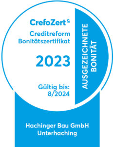 Creditreform Bonitätszertifikat 08.2023 - 08.2024