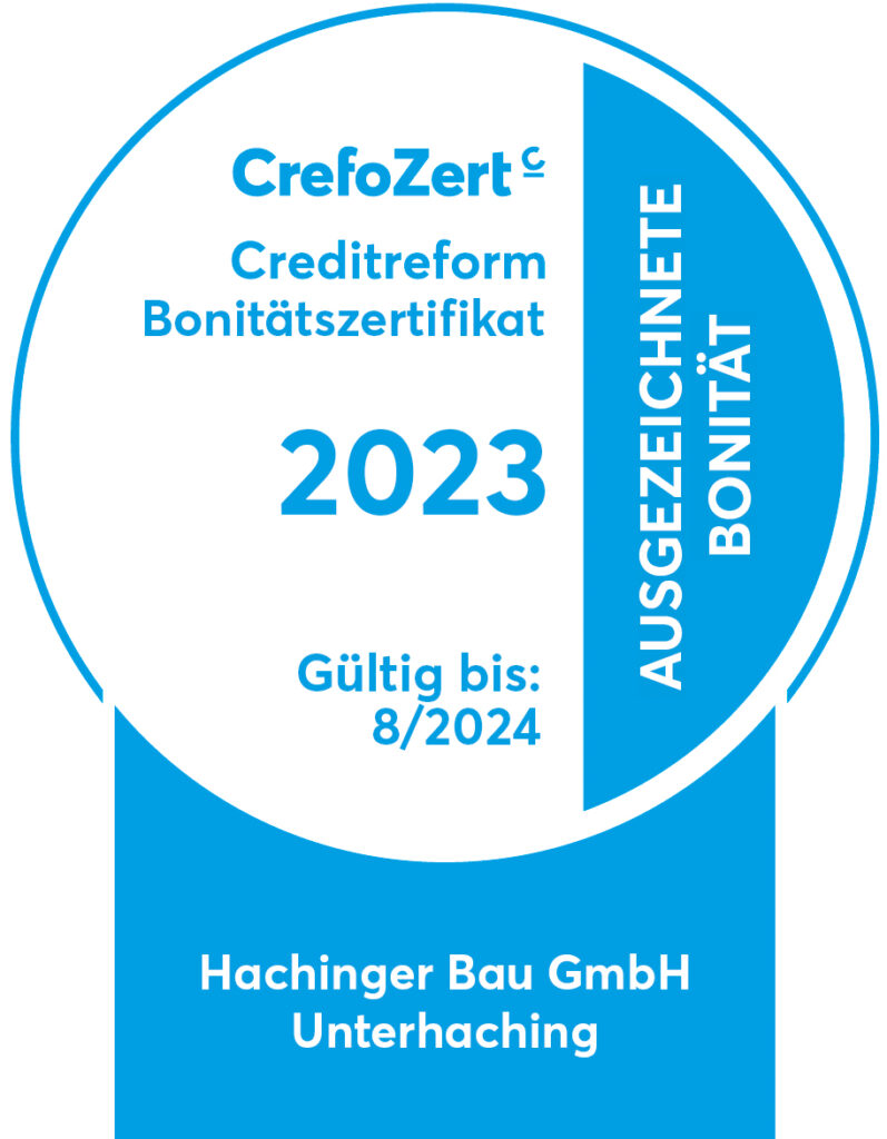 Creditreform Bonitätszertifikat 08.2023 - 08.2024